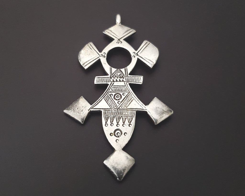 Sterling Silver Tuareg Cross Pendant