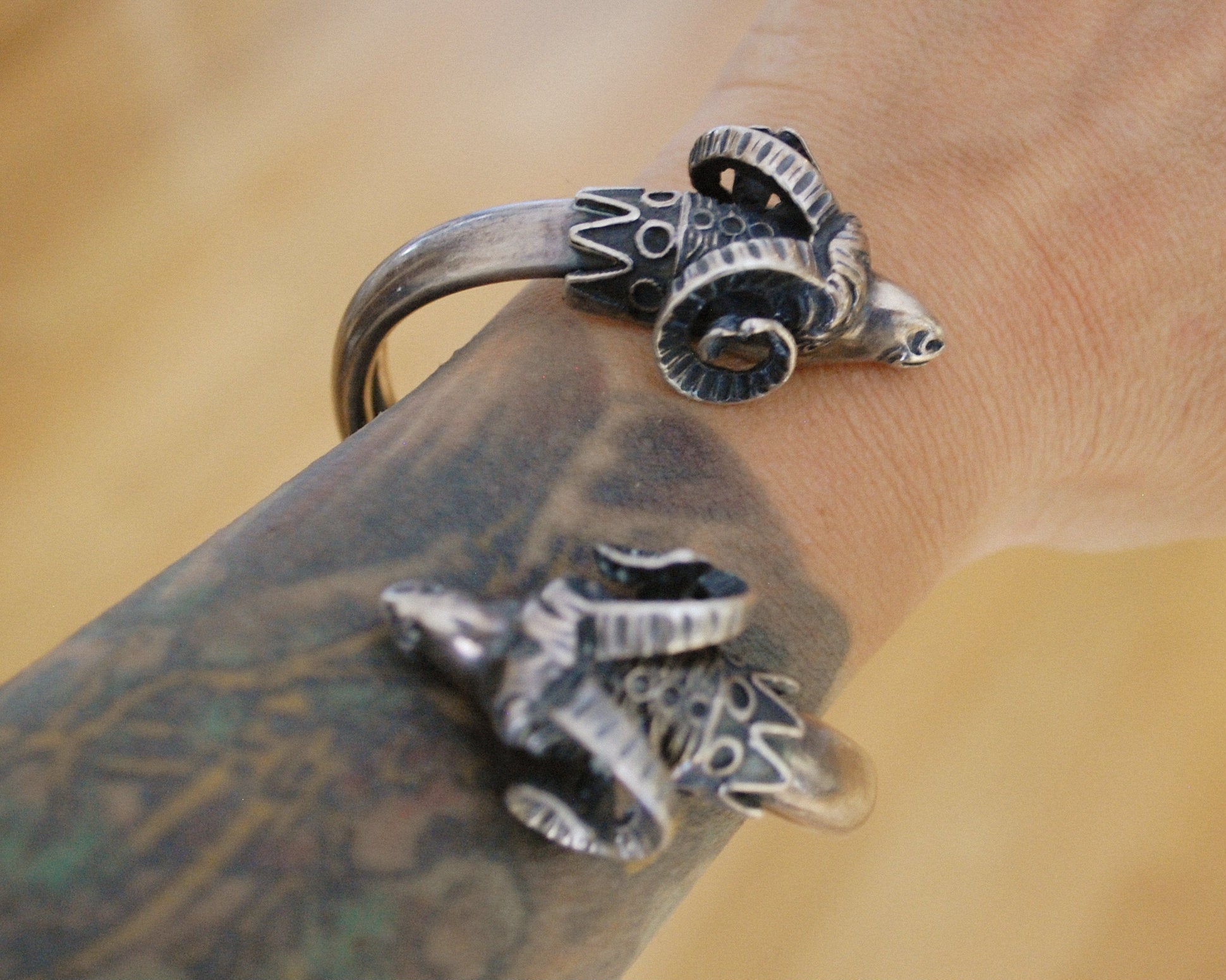 Ibex Silver Bracelet