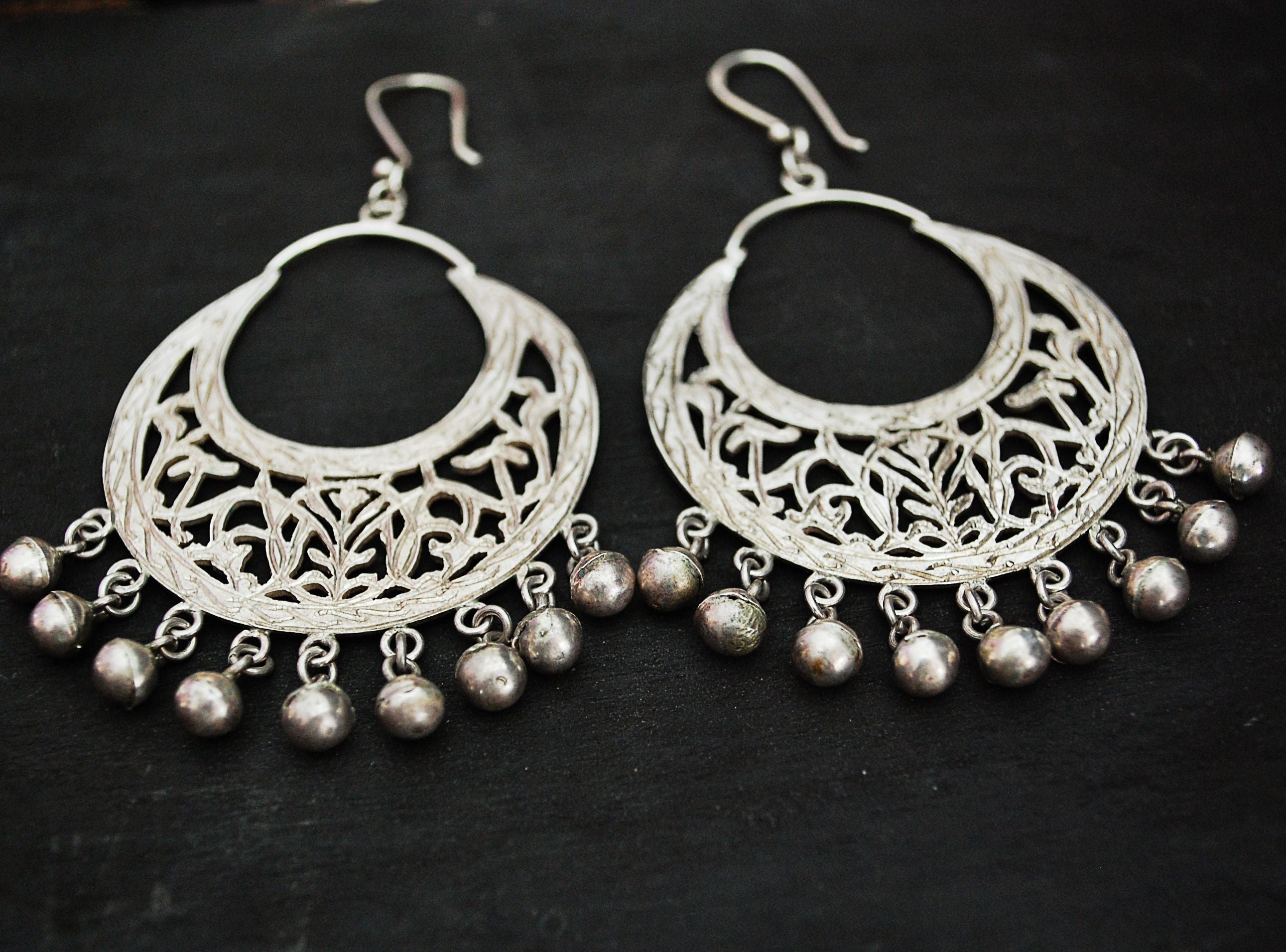 Vintage Moroccan Earrings with Bells