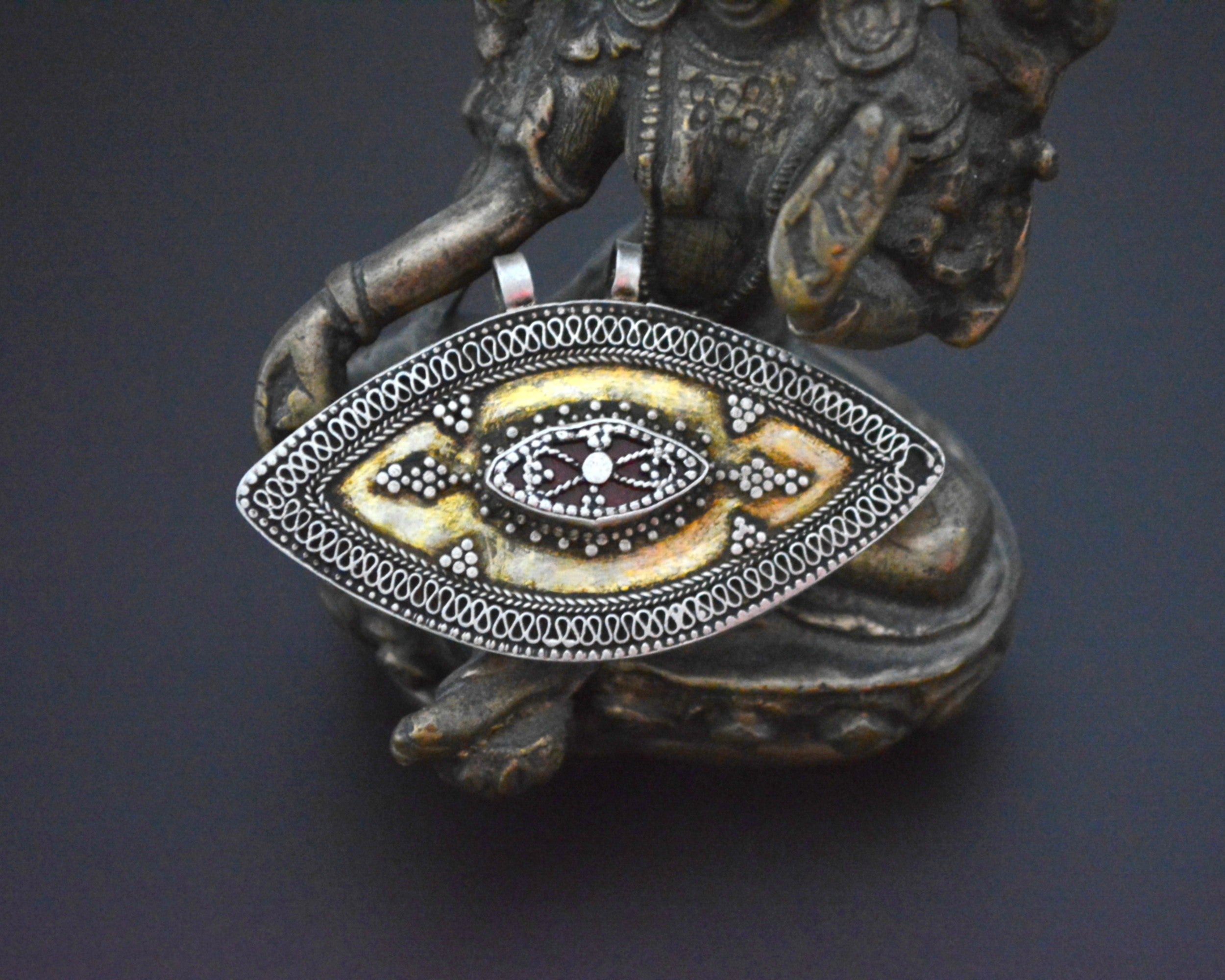 Kazakh Pendant with Gilding
