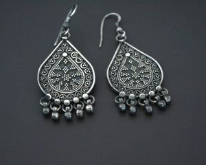 Vintage Indian Silver Earrings