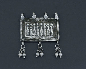 Old Hindu Amulet Sapta Matrikas with Bells