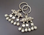 Old Yemeni Silver Hirz Earrings