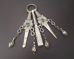 Old Grooming Kit with Turquoise and Dangles