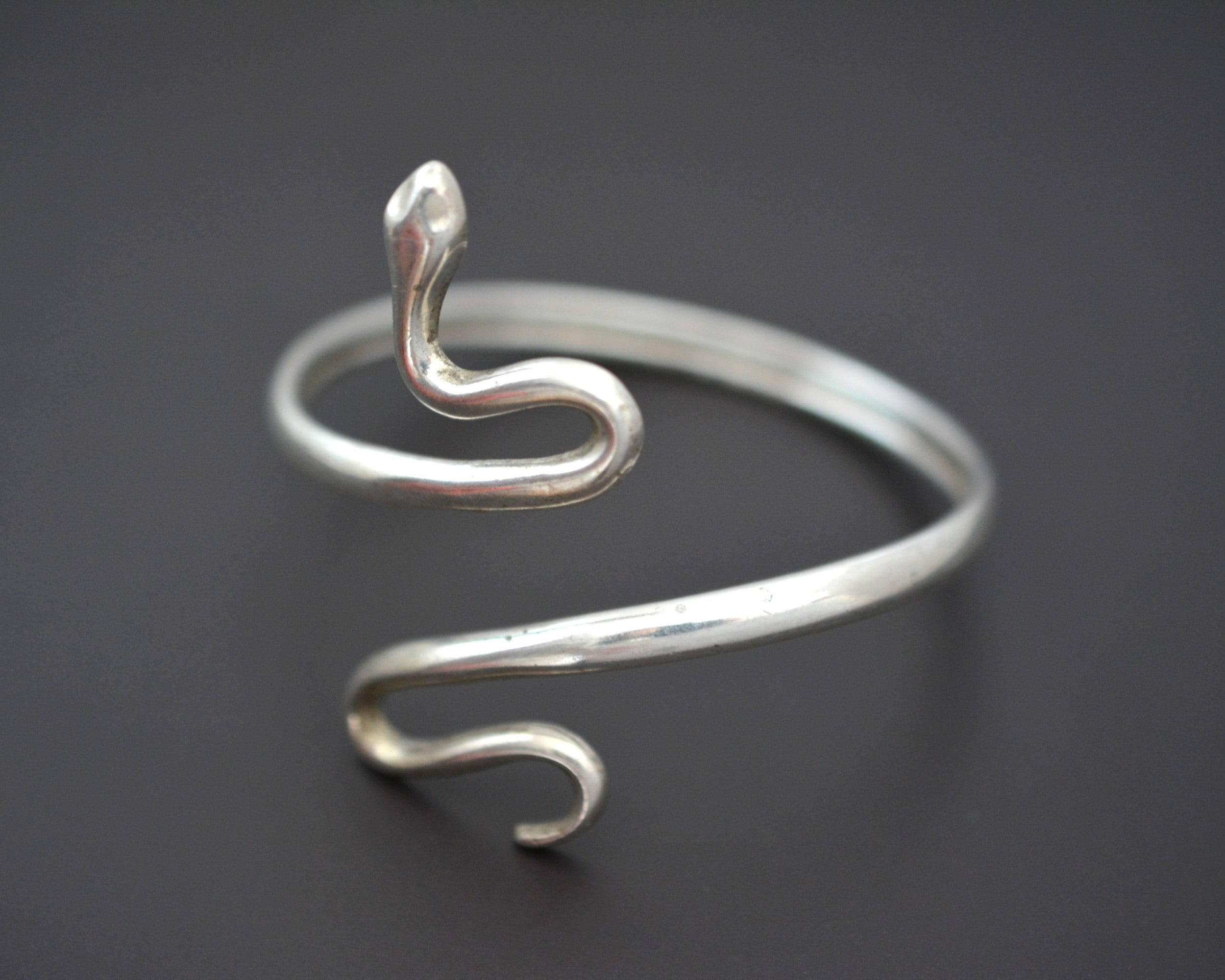 Vintage Silver Snake Bracelet