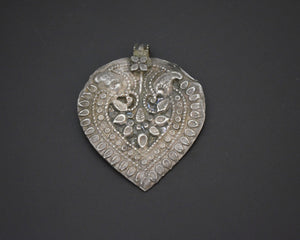 Old Rajasthani Silver Amulet Pendant