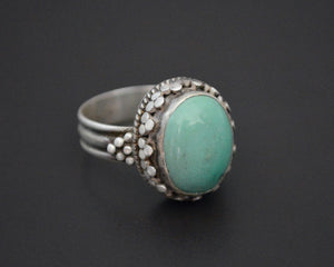 Nepali Turquoise Ring - Size 8.5