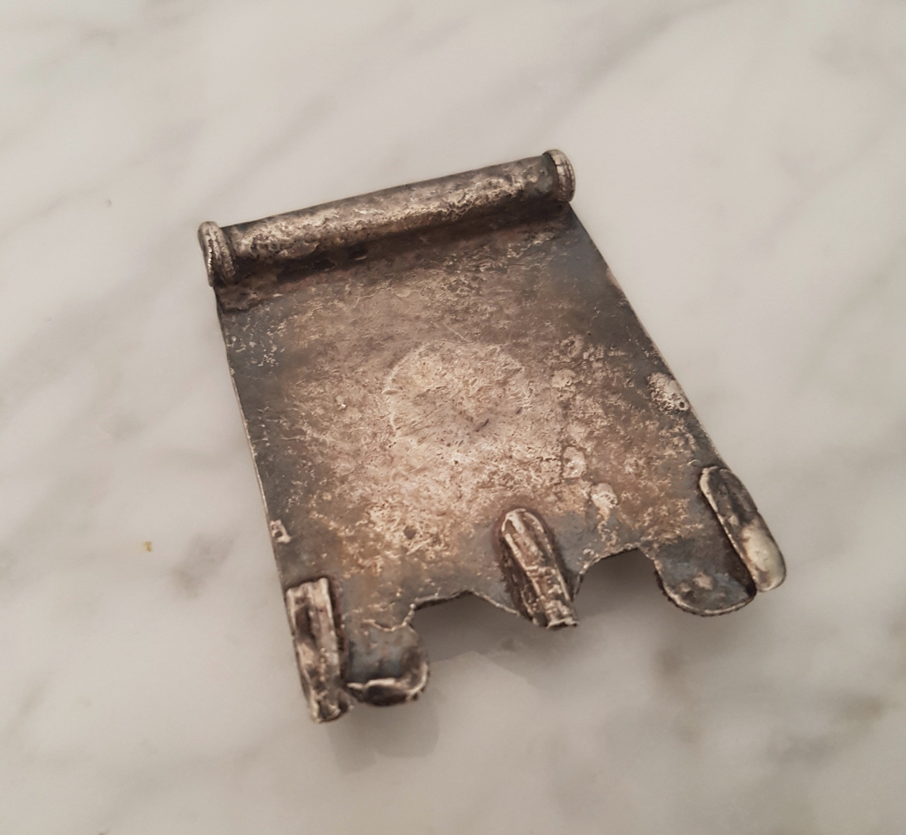 Old Berber Enamel Hirz Pendant