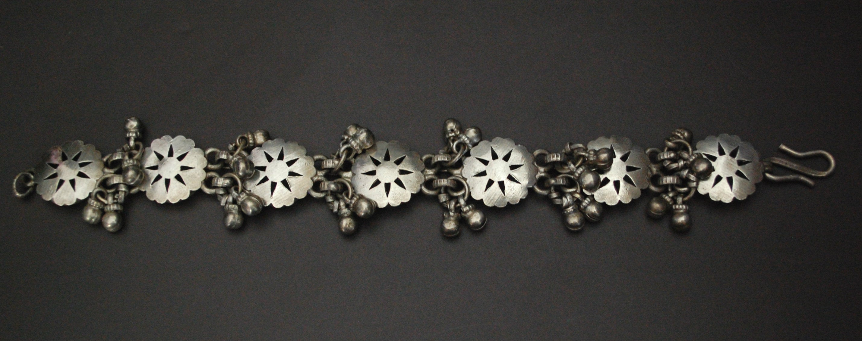 Rajasthani Silver Bracelet with Bells