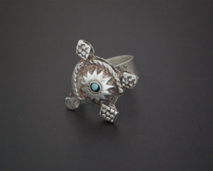 Ethnic Turquoise Ring - Size 9.5