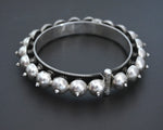 Indian Silver Bracelet - Hinged - SMALL/MEDIUM