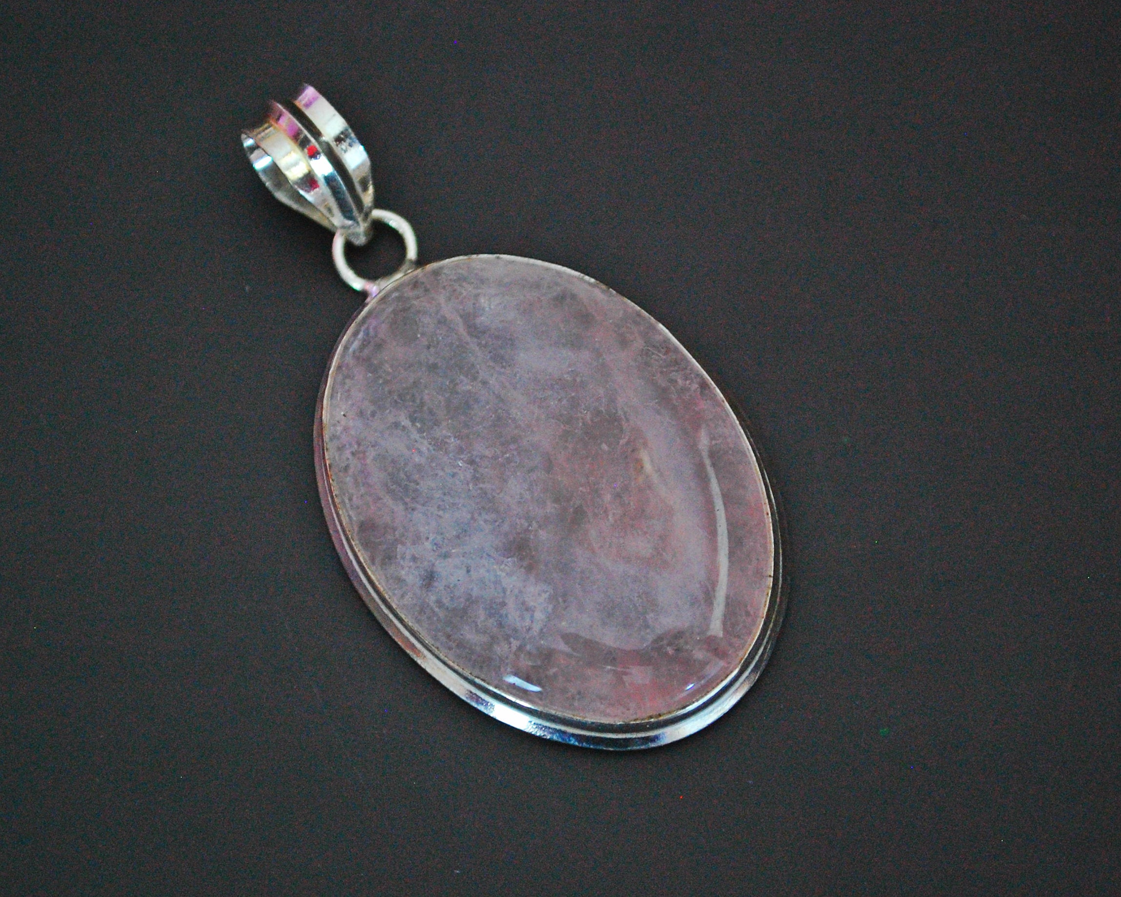 Ethnic Rose Quartz Pendant