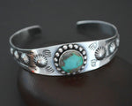 Navajo Fred Harvey Era Turquoise Bracelet - SMALL