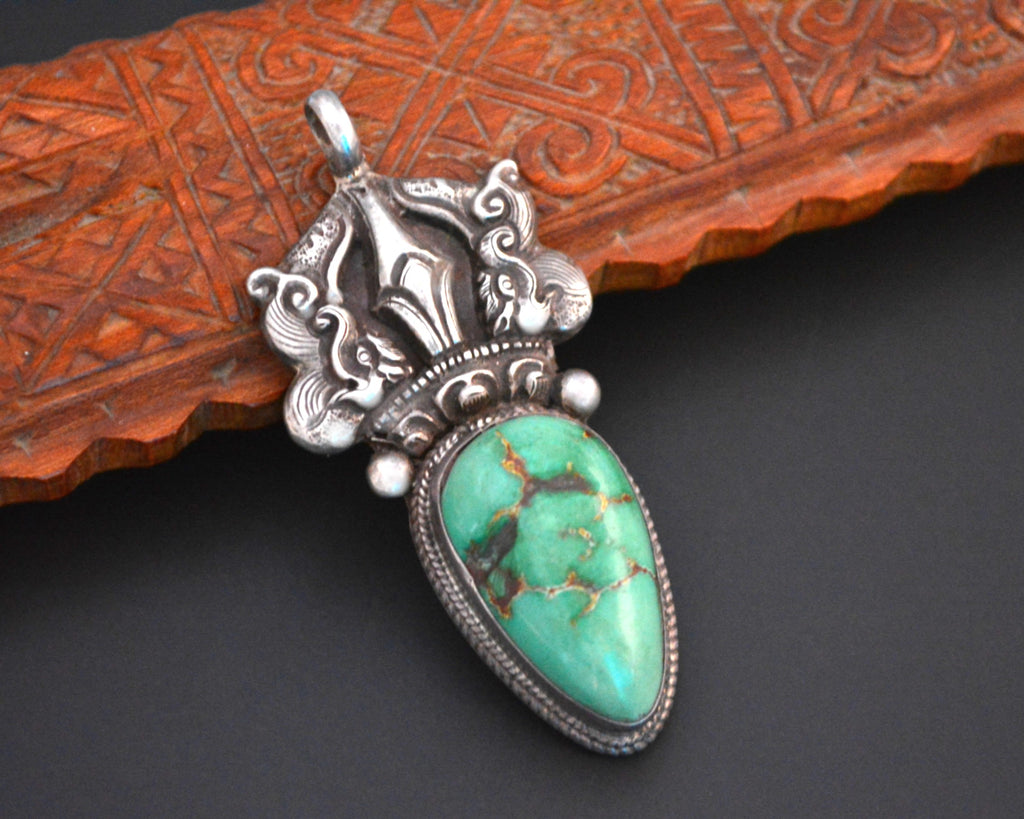 Substantial Nepali Turquoise Pendant