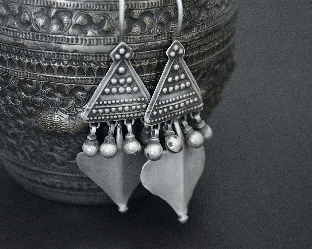 Rajasthani Silver Earrings
