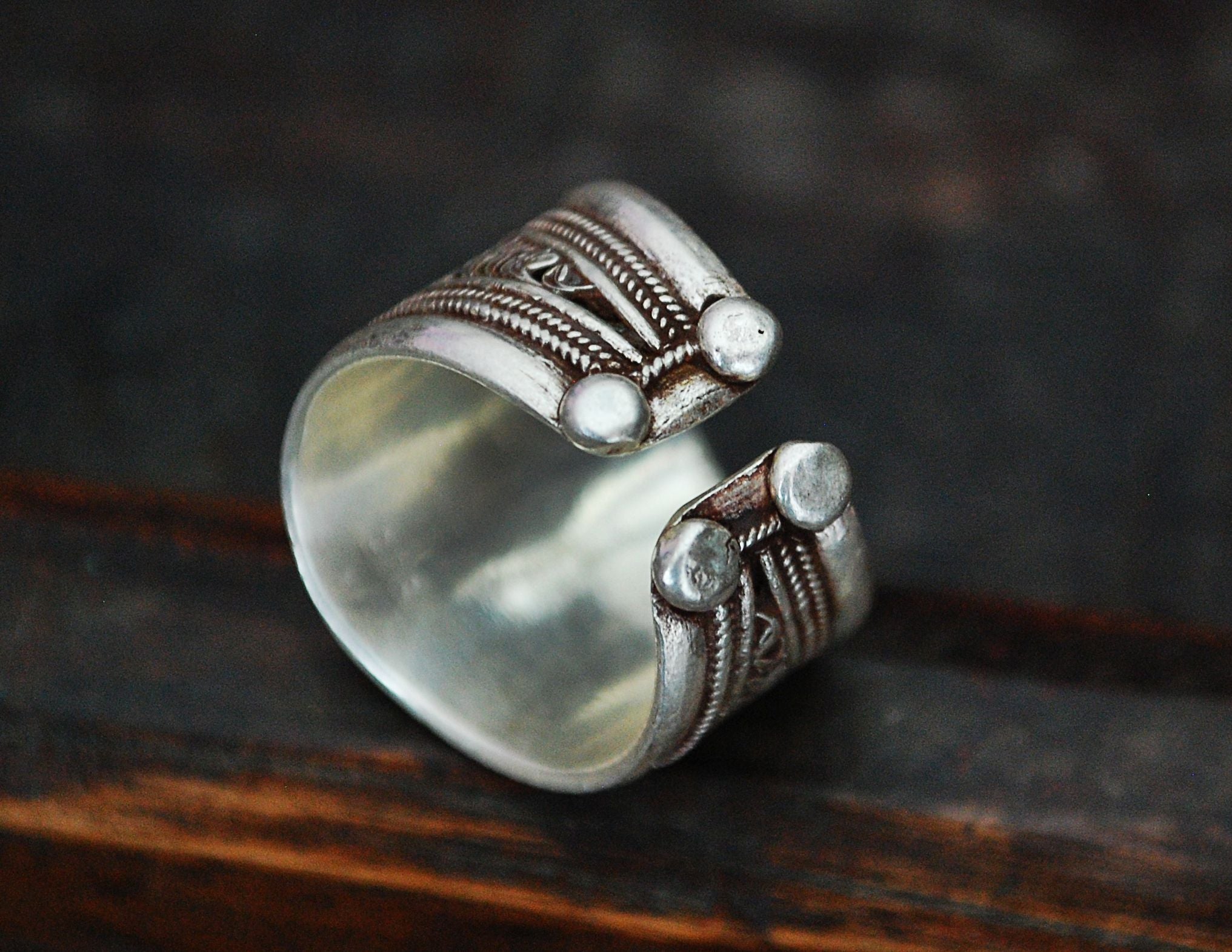 Nepali Filigree Band Ring - Adjustable Size