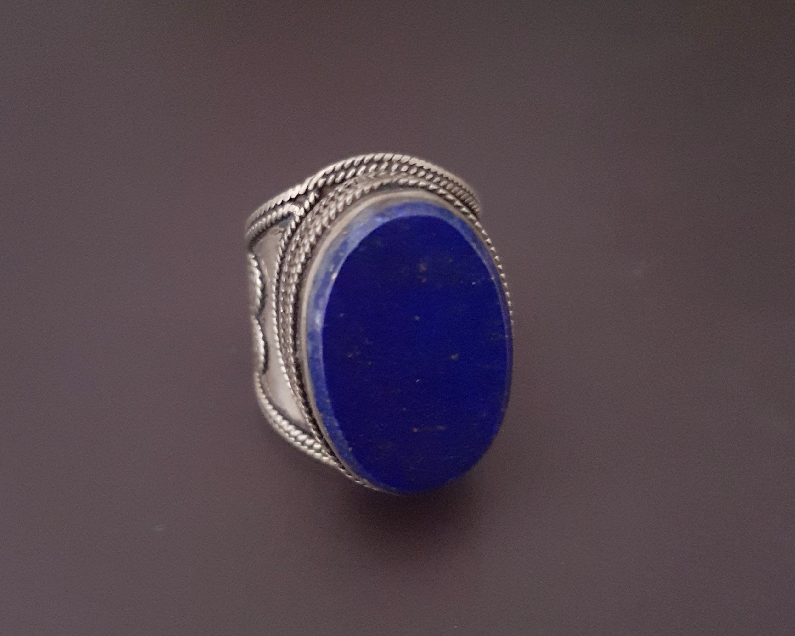 Turkmen Lapis Lazuli Ring  - Size 8.5