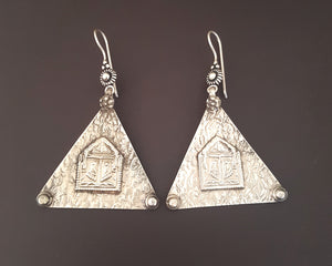 Hindu Charm Earrings Vishnu's Feet