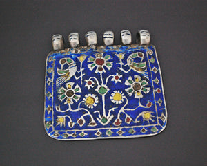Old Multan Enamel Silver Pendant