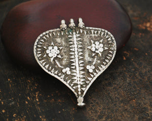 Old Rajasthani Silver Pendant