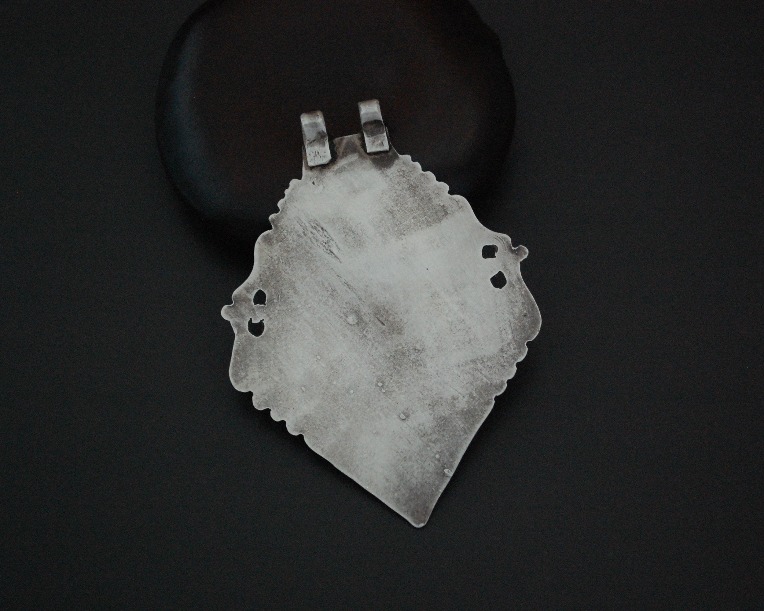Large Arabic Script Pendant with Double Bale