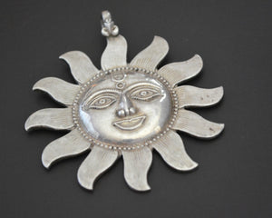 Surya Sun Gold Pendant from India