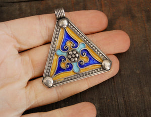 Berber Enamel Pendant