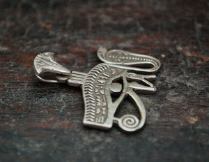 Eye of Horus Silver Amulet from Egypt