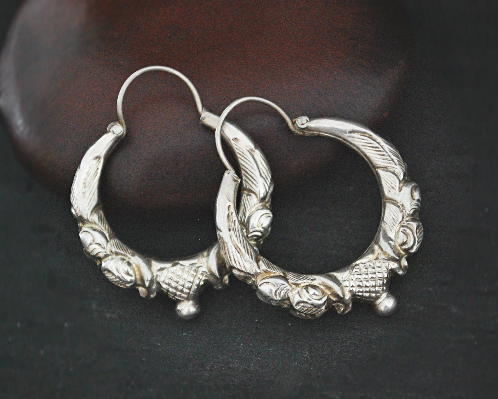 Nepali Hoop Earrings - MEDIUM