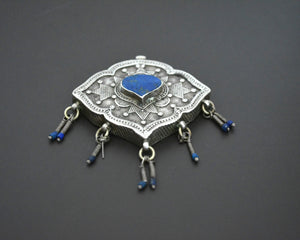 Kazakh Lapis Lazuli Pendant with Dangles