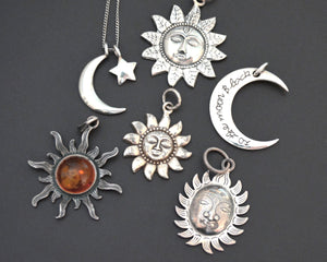Celestial Sun Moon Pendant - Choose your pendant