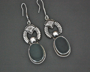 Ethnic Onyx Earrings from India