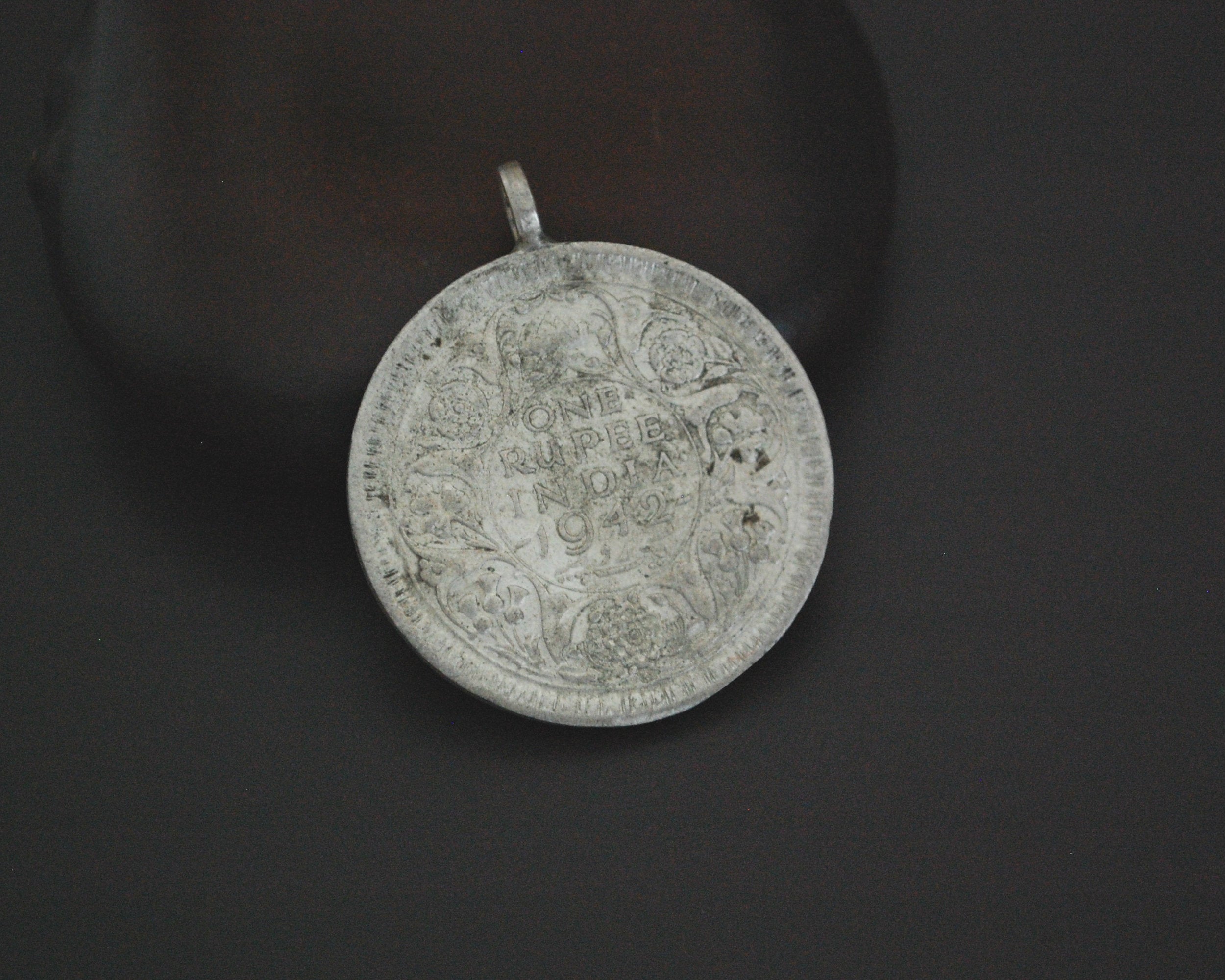 Indian One Rupee Coin Pendant