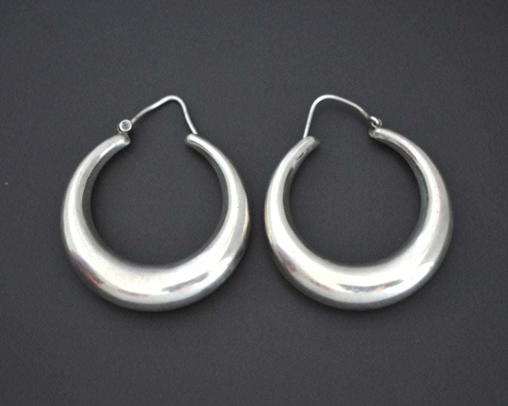 Ethnic Hoop Earrings - Large