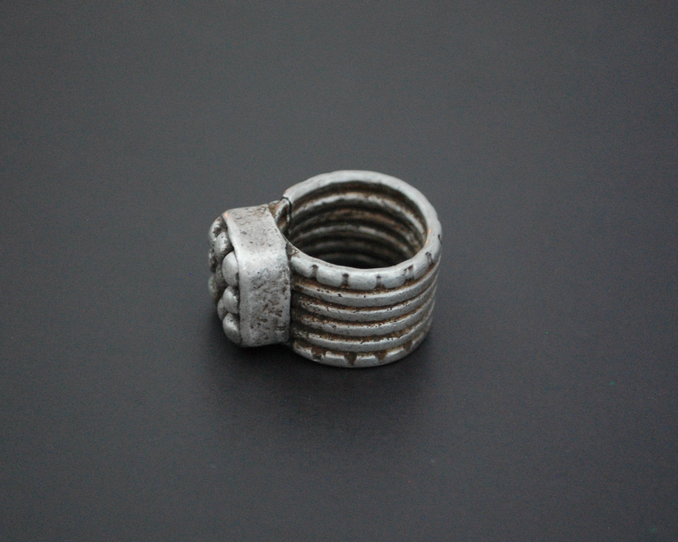Old Ethiopian Silver Ring - Size 4