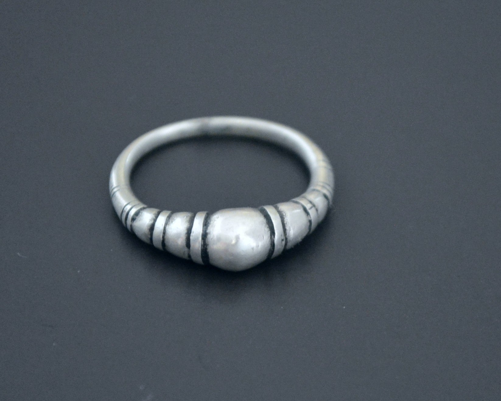 Tuareg Silver Ring - Size 6