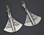 Tuareg Earrings with Carvings