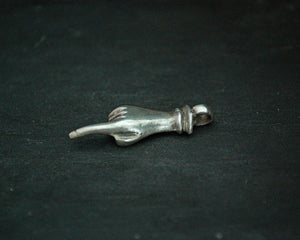 Solid Silver Hand Pendant
