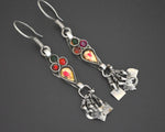 Rajasthani Earrings with Glass