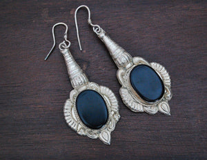 Ethnic Onyx Earrings from India
