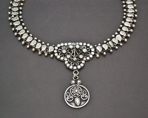 Rajasthani Silver Choker Necklace
