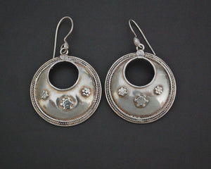 Ethnic Indian Silver Dangle Earrings