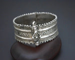Yemeni Bedouin Hinged Silver Bracelet - XXSmall Size
