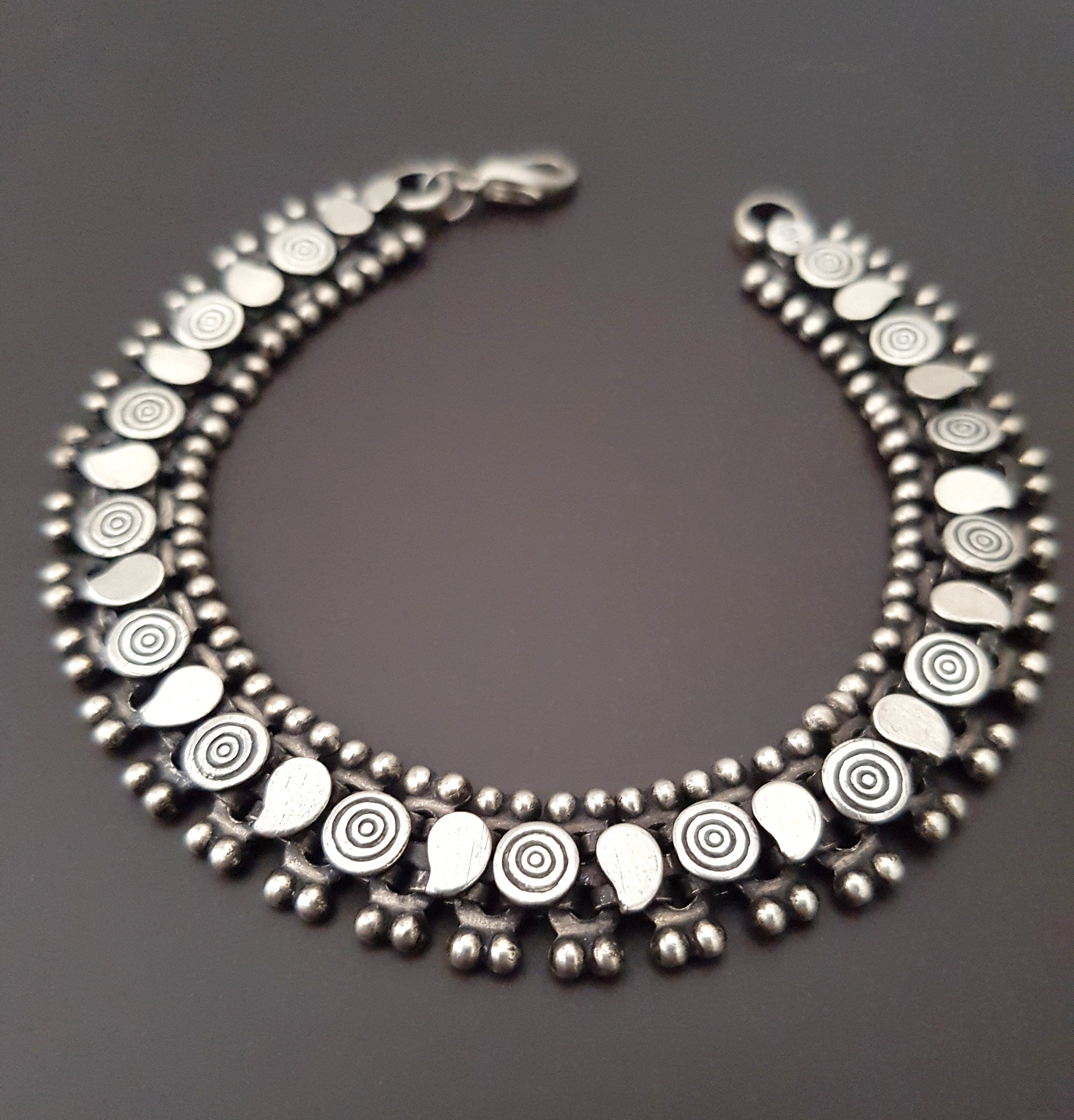 Rajasthani Sterling Silver Link Bracelet