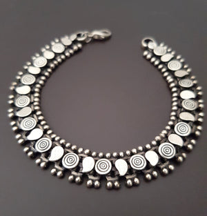 Rajasthani Sterling Silver Link Bracelet