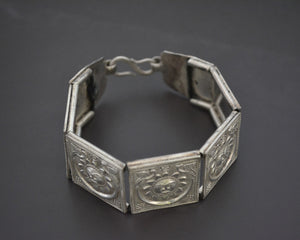 Rajasthani Sun Link Bracelet on Cord