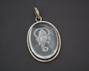Ganesh Crystal Quartz Pendant