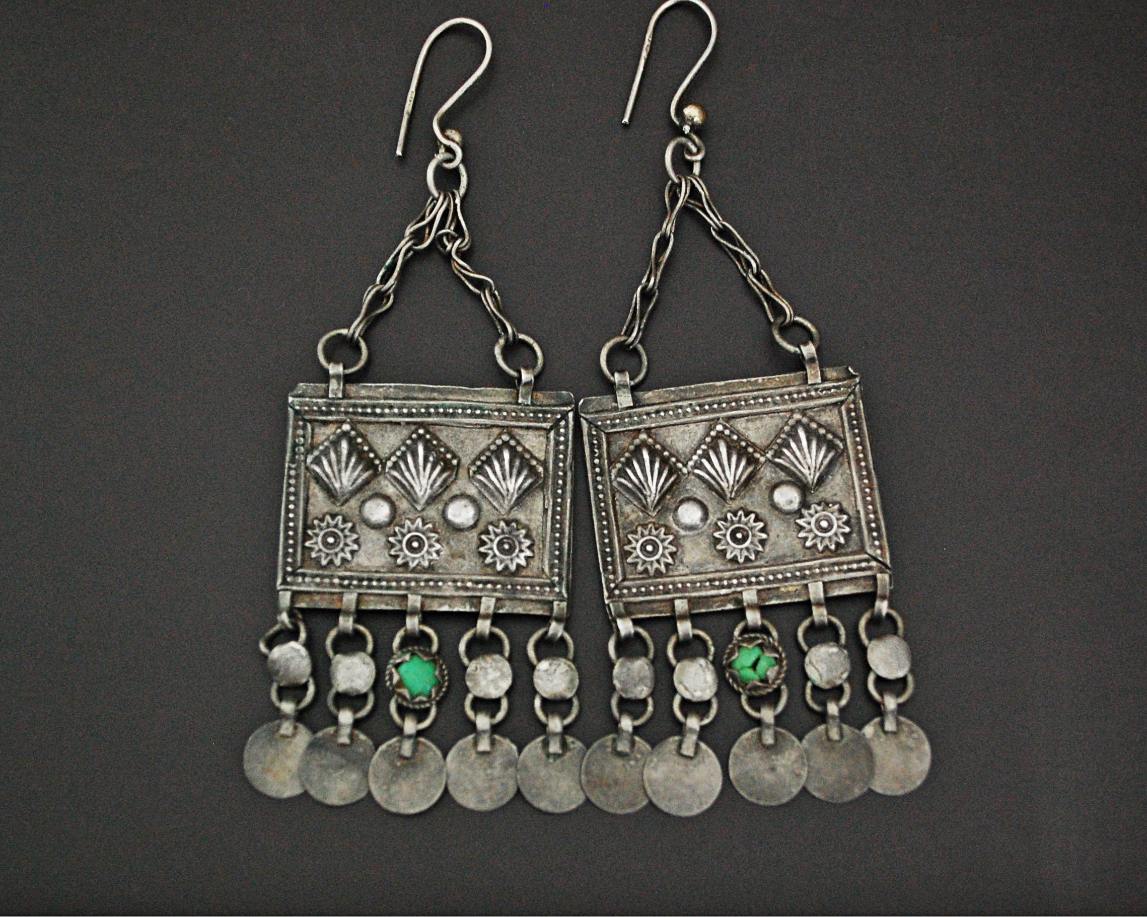 Bedouin Egyptian Zar Earrings - Nubian Earrings