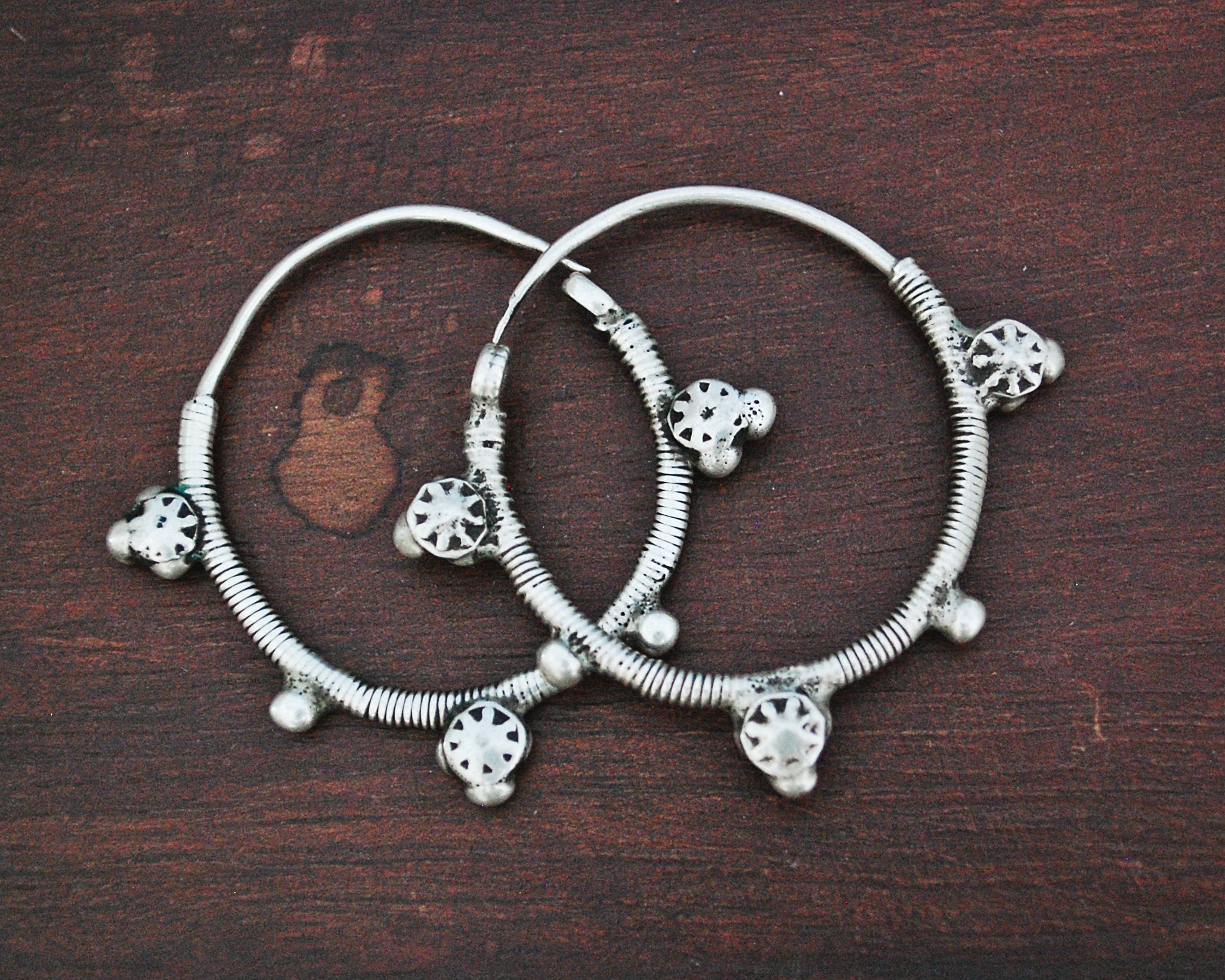 Afghani Hoop Earrings - LARGE