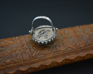 Ethnic Turquoise Ring - Size 5